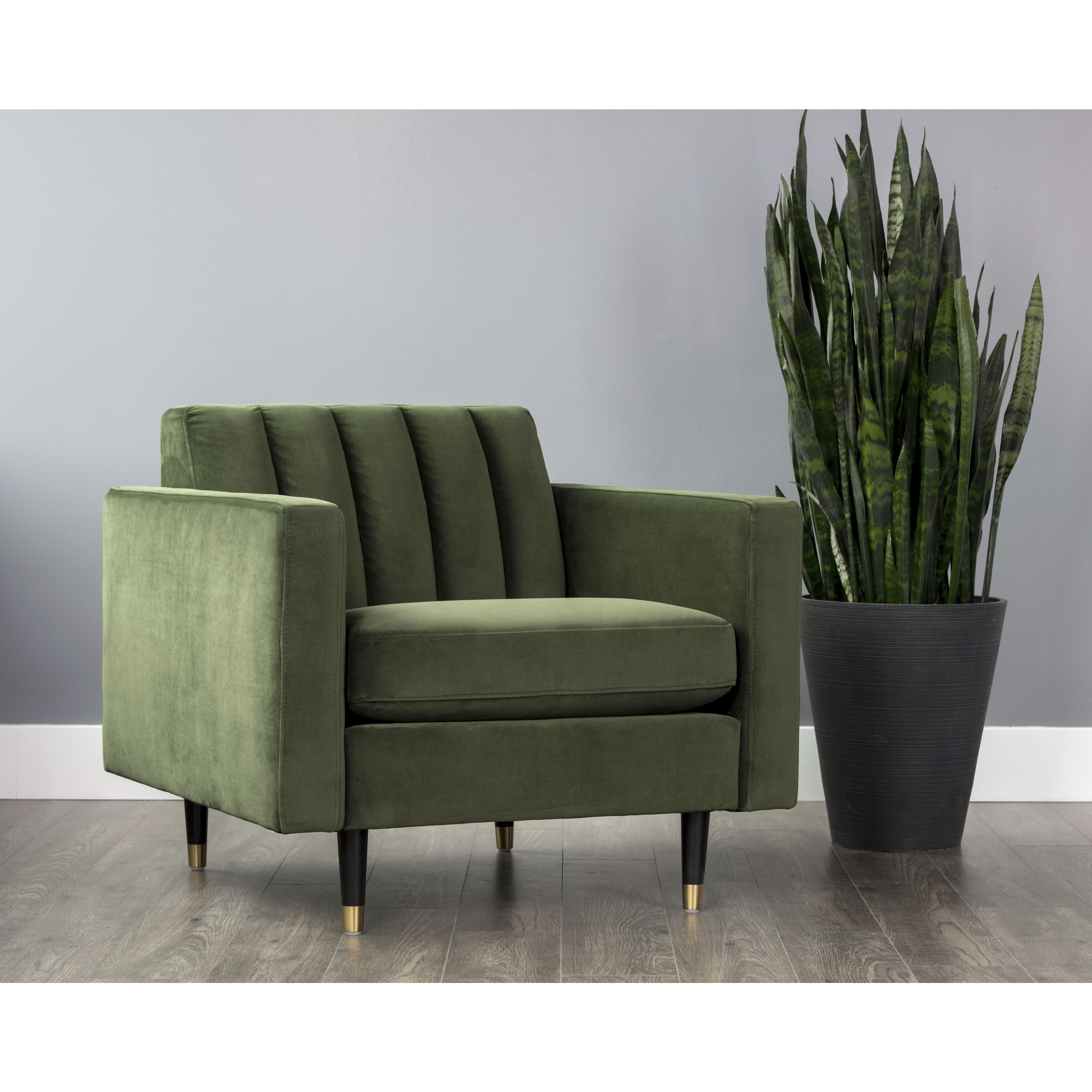 Yosi Moss Green Armchair